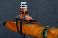 Western Red Cedar Burl Native American Flute, Minor, Mid G-4, #S18K (7)